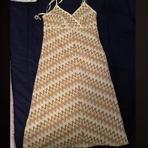 Ann Taylor Loft Y2K Beachy Halter Dress